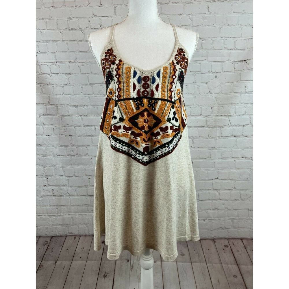 Zara Multicolor Patterned Mini Dress